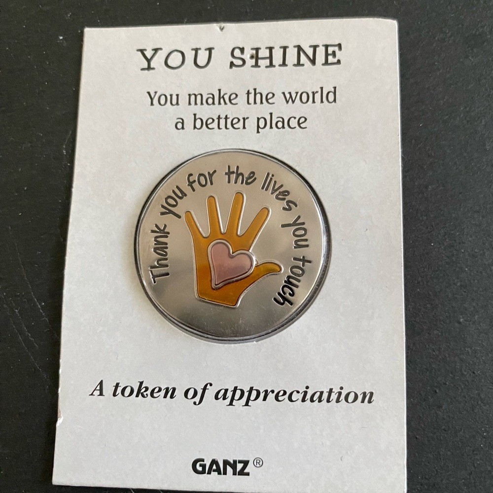 Ganz Silver Heart Token